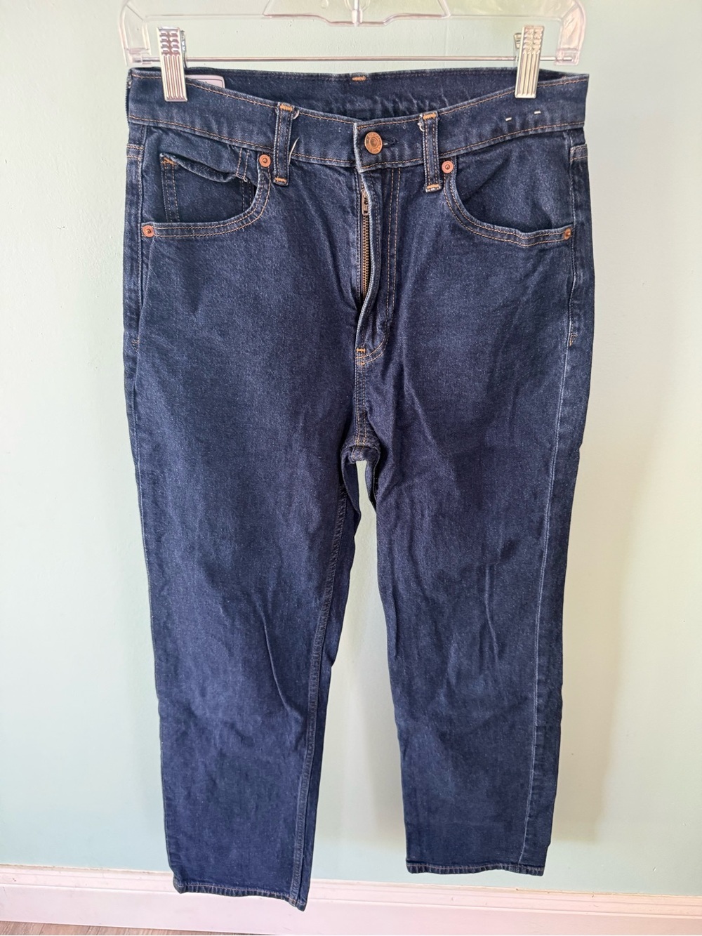Gap Women’s ‘90’s Loose High Rise Dark Blue Denim Jeans Size 29/8